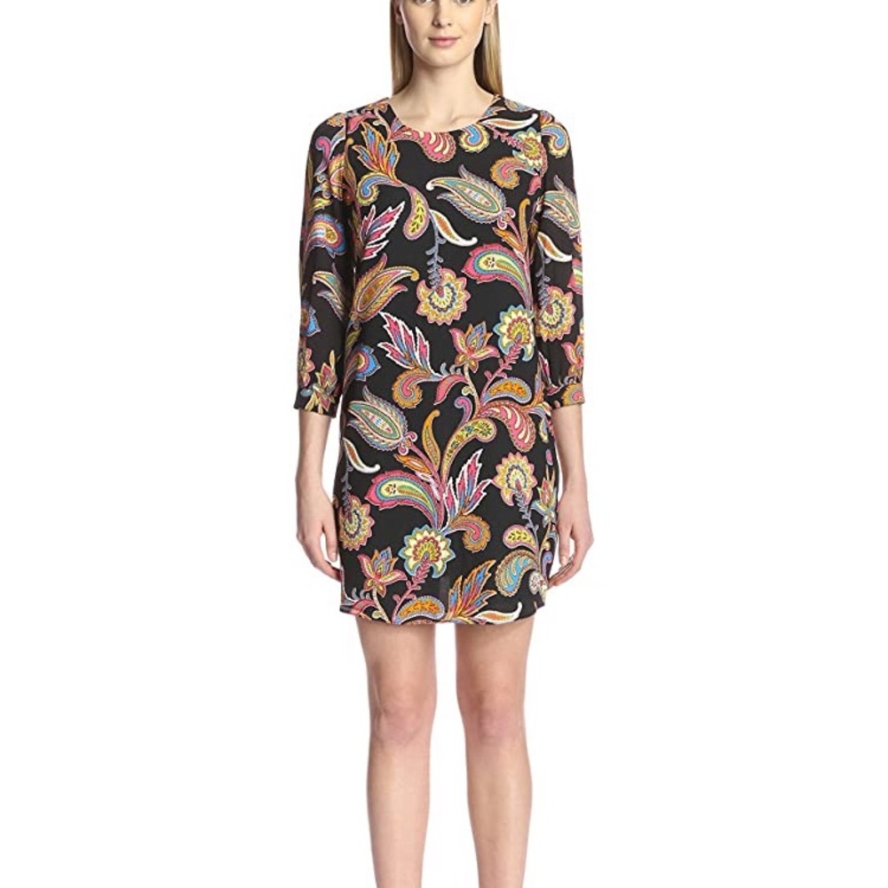 New with tags.  3/4 sleeve length, paisley dress